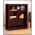Concepts In Wood Concepts In Wood MI3036-C Single Wide Bookcase; Cherry Finish 3 Shelves MI3036-C